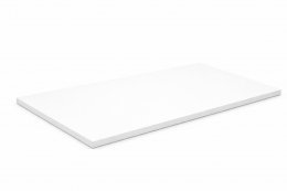 Blat pentru birou, W1000 Alb Premium 1380x670x25 mm